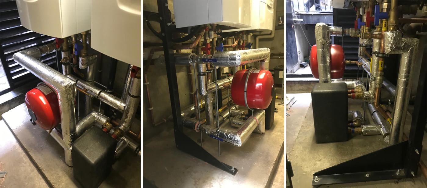 FC Drainage maintaining commercial boilers